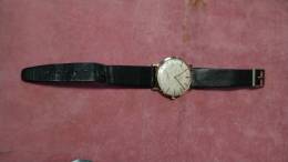 Montre Bracelet TRESSIA 17 RUBIS  Fabrication SUISSE Boitier Acier Dia 34 Mm ULTRA FLAT Chiffre Doré Pièce D´origine - Watches: Old