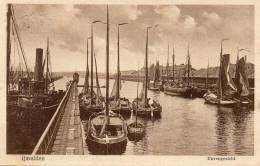 Ijmuiden Havengezicht Old Postcard Mailed - IJmuiden