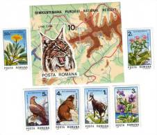 Romania 1985 Protected Animals,RETEZAT National Park,Mi.4172+Bl.,Sc.3301, MNH - Animalez De Caza