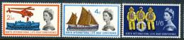 1963 Great Britain Set Of 3 MNH(**) Stamps Boat Conference Scott 395-97 - Unused Stamps