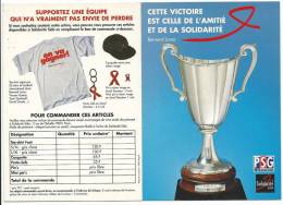 Bulletin D'abonnement PSG, Saison 1996-1997, Liste Des Articles Publicitaires Au Dos. Bon état Vierge Voir Scan - Sport & Turismo