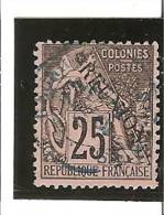 TIMBRES DES COLONIES FRANCAISES DE 1881   N° 24 Oblitéré - Oblitérés