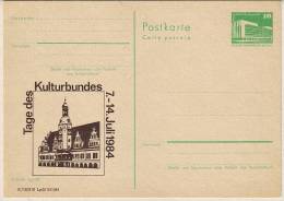 Privatganzsache Leipzig Altes Rathaus Tage Des Kulturbundes - Postales - Nuevos