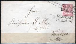 Gleiwitz Auf U1Ab Nach Wrietzen - Postal  Stationery