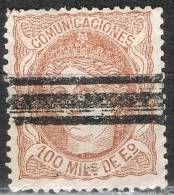 Sello 100 Mils Alegoria 1870, Barrado, Num 108s º - Usati