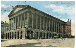 BIRMINGHAM : TOWN HALL / POSTMARK - BIRMINGHAM / ADDRESS - SWAFFHAM, SOUTH PICKENHAM, SCHOOL HOUSE - Birmingham