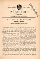 Original Patentschrift - F. Hessenbruch In Düsseldorf , 1895 , Badewanne In Schrankform , Möbel , Wanne , Schrank !!! - Sonstige & Ohne Zuordnung