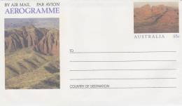 Australia 1990 A 96 Ragged Ranges 65c Aerogramme - Aerogrammi