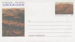Australia 1990 A 97 North East Of  Lake Argyle 65c Aerogramme - Aerogrammi