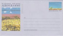 Australia 1992 A 100 Coastal Scene 70c Aerogramme - Aerogrammi