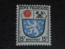 ALLEMAGNE OCCUPATION FRANCAISE YT 7 * - ARMOIRIES BLASON SARRE - - General Issues