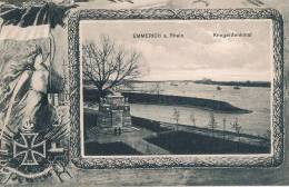 Emmerich  A Rhein  Kriegerdenkmak   Stamp  5 Green 1915  Militarische Uberwachungstell  Antwerpen - Emmerich