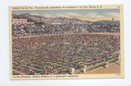 La Paz Stadium. School Children In A Gymnastic Exhibition, ESTADIO DE LA PAZ.   2 SCANS  RRARE - Bolivien