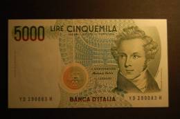 ITALIA 5000 LIRE BELLINI FDS PERFETTO - 5000 Liras