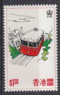 Hong Kong MNH Scott #340 $1.30 Funiculur Railway - Tourist Publicity - Unused Stamps