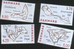 Danimarca Danmark Denmark Dänemark 1995 Isole Danesi  Danish Islands 4v  ** MNH - Ungebraucht