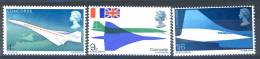 1969 Great Britain MNH (**) Set  Of 3 Stamps "CONCORDE" Scott # 581-583 - Unused Stamps