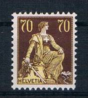 Schweiz 1908 Helvetia Mi.Nr. 108 * Ungebraucht - Unused Stamps