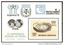 ARGENTINA -  1978 FOOTBALL WORLD CUP S/S MNH *** - Blokken & Velletjes