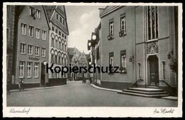 ALTE POSTKARTE WARENDORF AM MARKT RATSSCHÄNKE 1941 BEFLAGGUNG AK Ansichtskarte Cpa Postcard - Warendorf
