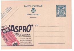 ENTIER POSTAL PUBLIBEL ASPRO - Apotheek