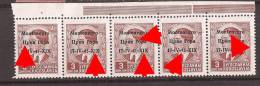 1941 X  5  MONTENEGRO CRNA GORA ITALIA OCCUPAZIONE ERROR  OVERPRINT  NEVER HINGED - Montenegro