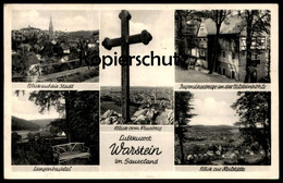 ÄLTERE POSTKARTE LUFTKURORT WARSTEIN SAUERLAND BLICK VOM PIUSBERG LANGENBACHTAL HEILSTÄTTE Ansichtskarte Cpa Postcard - Warstein