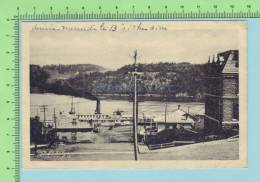 Chicoutimi Quebec Canada( La Cote Du Quai Steamer Bateau Vapeur ) Post Card Carte Postale Postcard 2 Scan - Chicoutimi