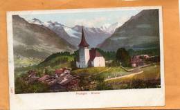 Frutigen Kirche 1900 Postcard - Frutigen