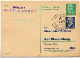 ESPERANTO-KONGRESS ANTWERPEN Belgien 1963 Auf DDR P 70IIA Antwort-Postkarte ZUDRUCK BÖTTNER #2 - Esperanto