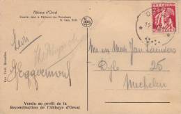 339 Op Kaart Met Sterstempel * ORVAL * (Relais) Sur CP Obl. De L´agence De L´abbaye - 1932 Ceres And Mercurius