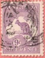 AUS SC #97  1929 Kangaroo And Map, CV $25.00 - Used Stamps