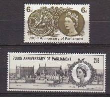 P2046 - GRANDE BRETAGNE Yv N°399/400 ** - Unused Stamps