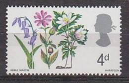 P2081 - GRANDE BRETAGNE Yv N°468 ** FLEURS - Unused Stamps