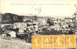 CARTE POSTALE     SAINT JEAN SOLEYMIEUX   VUE PARTIELLE - Saint Jean Soleymieux