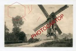 MOULIN A VENT-WINDMUEHLE-WERWIK-CP Imprimee-Guerre-14-18-1WK-BELGIEN-BELGIQUE-FRANCE-FLANDERN-Feldpost- - Wervik