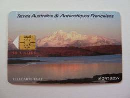 FRANCE - French Antarctic - Telecarte TAAF - Mont Ross - 50 Units - Privadas