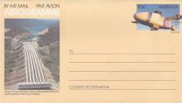 Australia 1987 A 84 Tumut 3 Power Station Mint Aerogramme - Luchtpostbladen