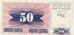 BILLET 50 DINARS # 1ER JUILLET 1992  # NEUF - Bosnie-Herzegovine