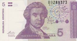 BILLET 5 DINARS #  1991 # NEUF - Croatia