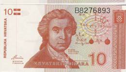BILLET 10 DINARS #  1991 # NEUF - Croazia