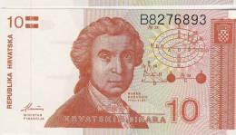 BILLET 10 DINARS #  1991 # NEUF - Croacia