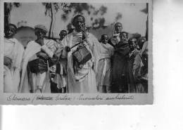 Eritrea:  Asmara (Colonia Eritrea) Suonatori Ambulanti - Erythrée