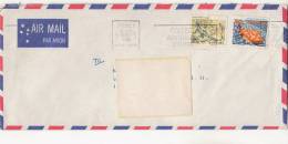 A2049 -  2 Valori AUSTRALIA Posta Aerea  VG  Sidney-Nichelino 11-09-1986 - Lettres & Documents