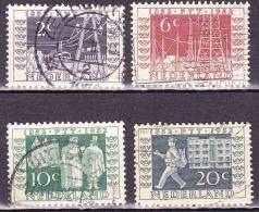 1952 Jubileumzegels 100 Jaar Rijkstelegraaf Gestempelde Serie  NVPH 588 / 591 - Oblitérés