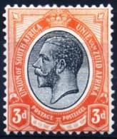 South Africa 1913. 3d Black And Orange. SACC 7*, SG 8*. - Nuovi