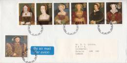 Great Britain FDC Scott #1723, #1729a Henry VIII And His Wives - 1991-2000 Decimal Issues