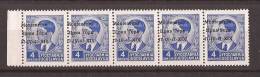 1941 X  6  MONTENEGRO CRNA GORA ITALIA OCCUPAZIONE  ERROR OVERPRINT  MOVED  NEVER HINGED - Montenegro