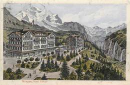 Fev13 1994 : Wengen  -  Hotel Falken - Wengen