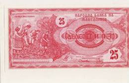 BILLET DE 25 # 1992 # 3296784 - Noord-Macedonië